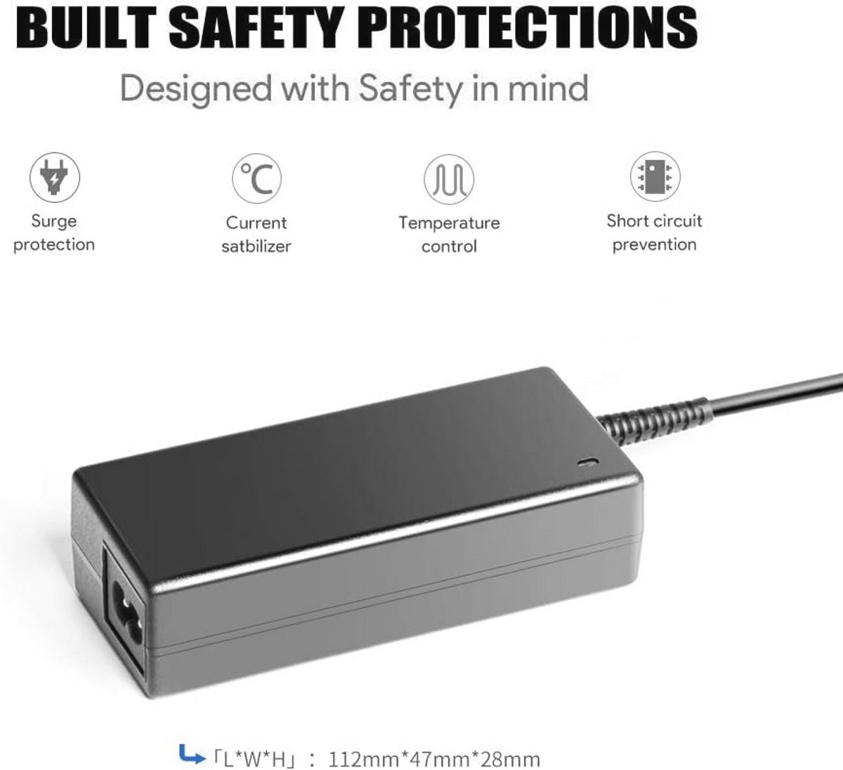 Afbeelding 2 van Netadapter voor Elektrische Relaxstoelen 29V 2A Zwart