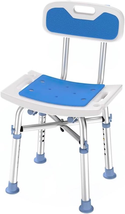 Opvouwbare douchestoel in hoogte verstelbare moderne badkruk douchekruk met armleuningen en rugleuning, antislip douchestoel voor volwassenen voor ouderen en gehandicapten 2 Opvouwbare douchestoel in hoogte verstelbare moderne badkruk douchekruk met armleuningen en rugleuning, antislip douchestoel voor volwassenen voor ouderen en gehandicapten 2