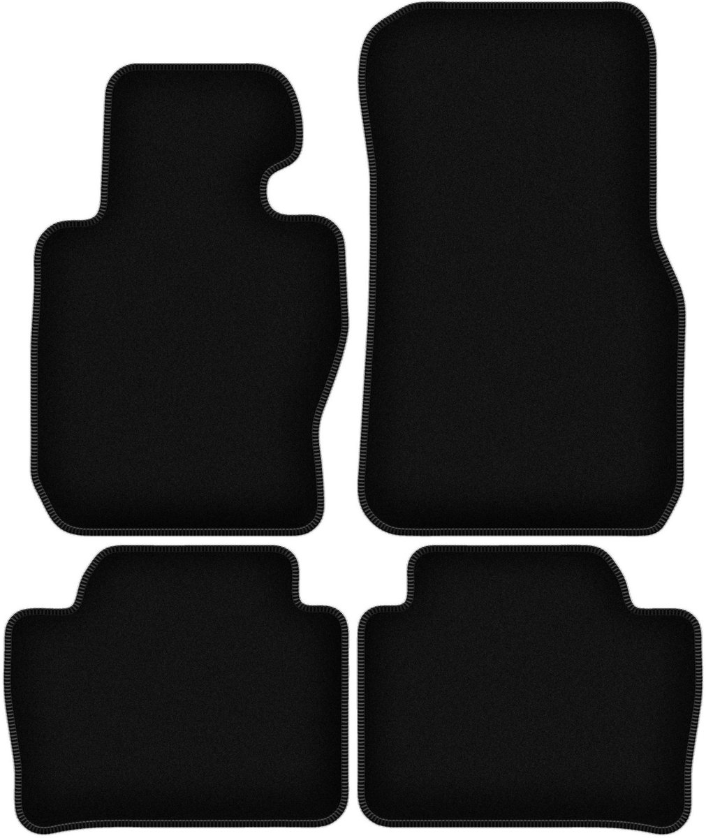 BASIC zwarte veloursmatten voor: BMW 3 F30 sedan xDrive (2012-2019)