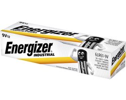 Energizer niet-oplaadbare batterijen Batterij Energizer Industrial 9V/doos 12
