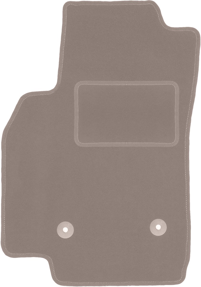 Beige bestuurdersmat voor: Opel Karl hatchback (2015-)