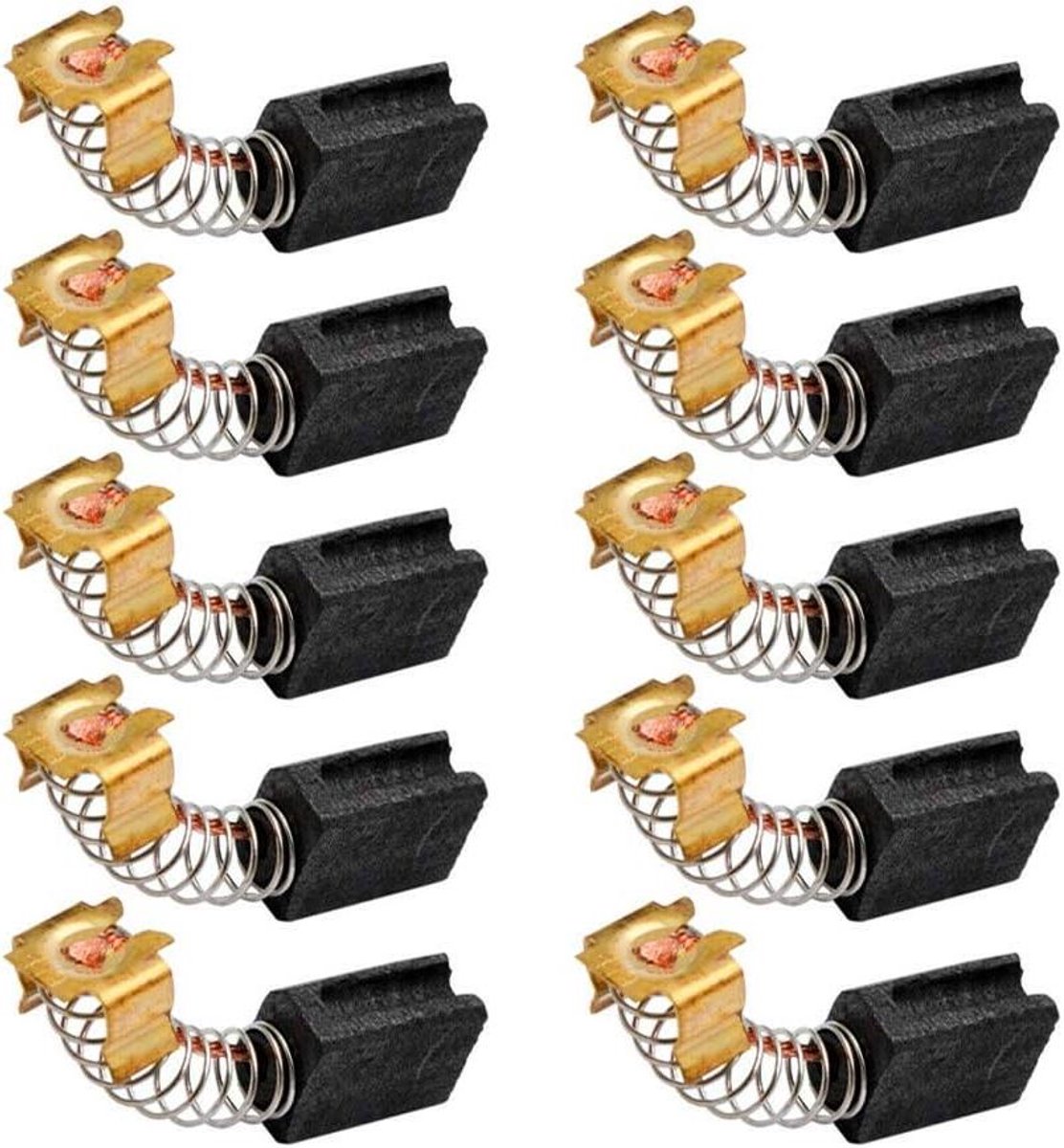 Motor Koolborstels Vervanging Power Tool voor Elektrische Haakse Slijper (10 Stks - Model No.CB419)