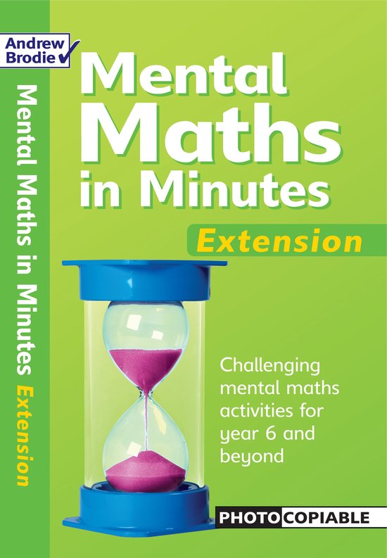 Mental Maths In Minutes Extension - cover
