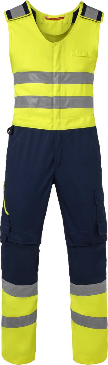 HAVEP Bodybroek High Vis 20453 - Marine/Fluo Geel - 60