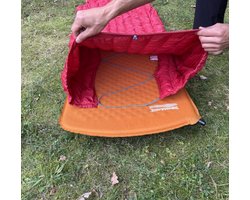 SirJoseph slaapzak dekenmodel Minimis 290 Quilt 190 - Rood