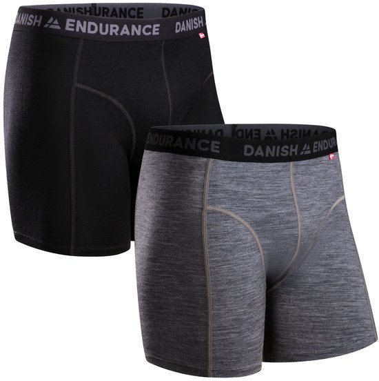 Danish Endurance Merinowollen Boxershort Heren | 2-Pack