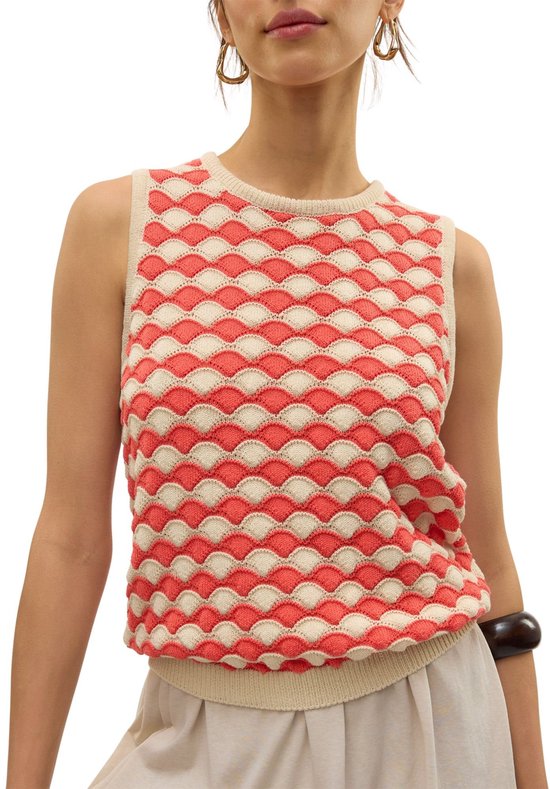 Pull ras du cou sans manches Vero Moda Carry pour femme - Taille L
