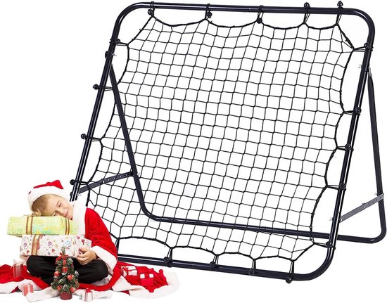 Voetbal Rebounder Kickback Doel Rebound Muur 242X184cm Verstelbaar P 010415813532