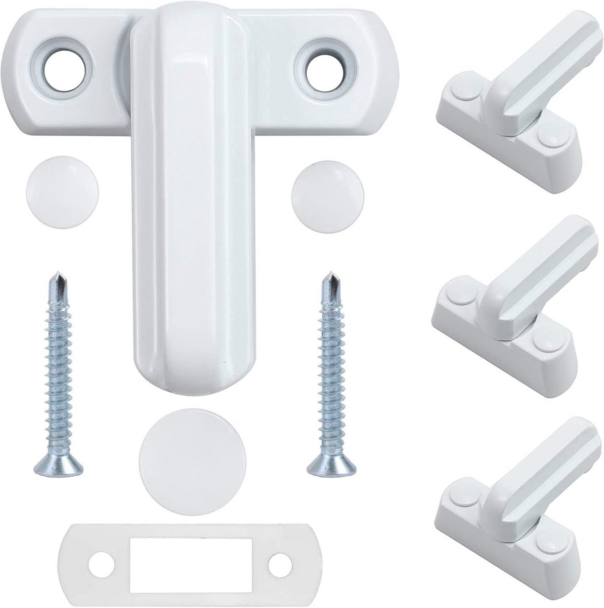 Image of 4 Pack Sash Jammer Blokker - Anti-Diefstal Deur- en Raamsloten voor Extra Beveiliging