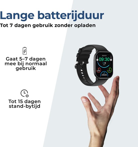 Denver Smartwatch - Android iOS - Belfunctie - AMOLED Display - SWC187B ...