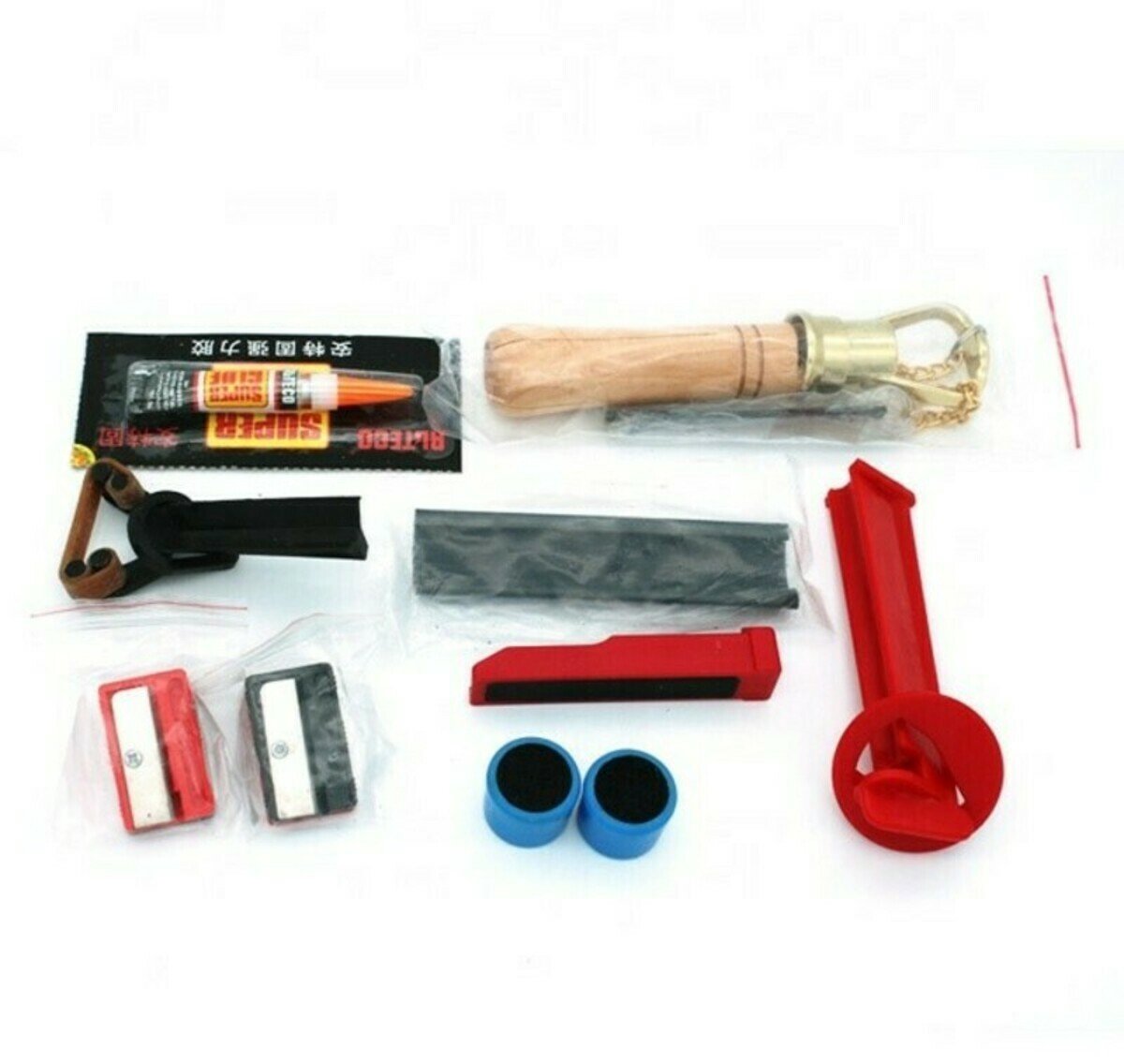 Keu reparatie set Deluxe - 8-delig - Incl. Pomerans lijmklem en meer