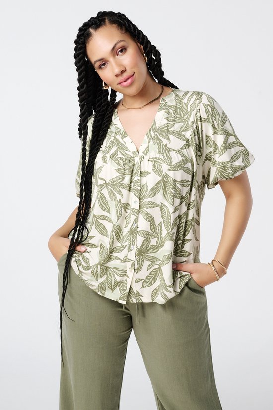 MS Mode Top Luchtige top met print