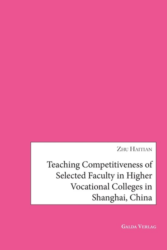 Teaching Competitiveness of selected Faculty in Higher Vocat ... - cover