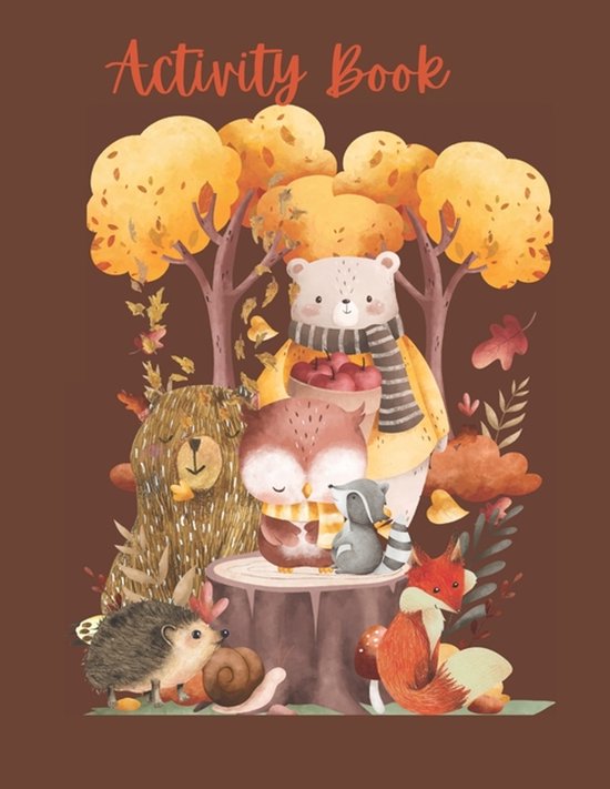 Whimsical Forest Friends Activity Book - cover