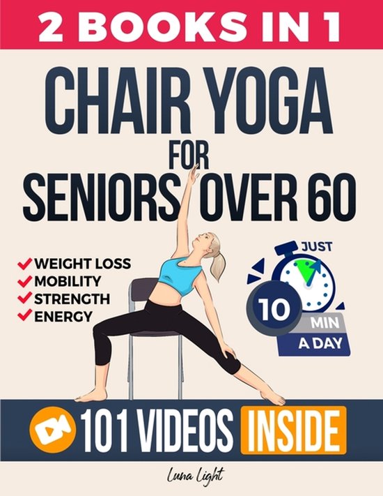 Fun & Fit- Chair Yoga For Seniors Over 60 - cover