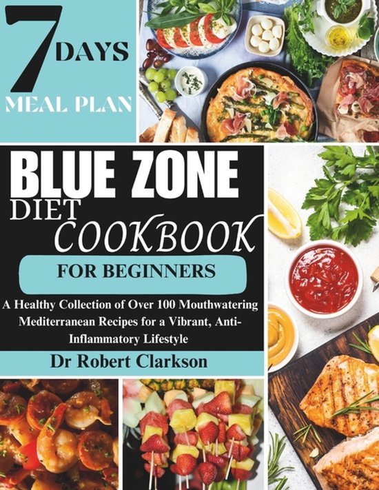 Blue Zone Diet Cookbook For Beginners - cover