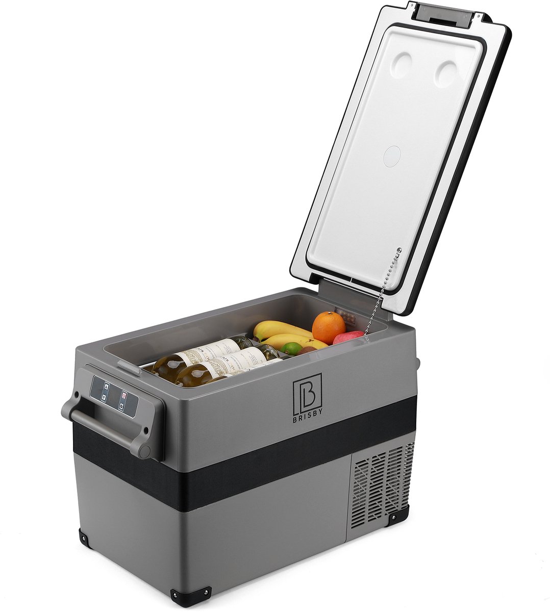 Brisby 40,5 L Compressor Koelbox – Elektrische Koelbox & Vriezer 12 V/230 V – Inclusief Uitneembaar Mandje & 2× 1,2 L Thermosflessen – Draagbaar voor Camping, Auto & Thuis – foto 8