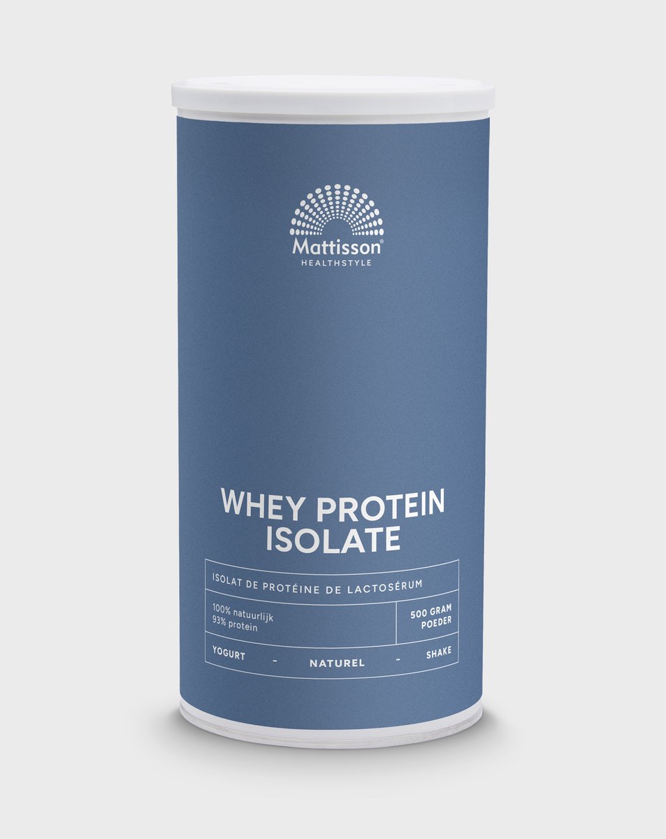 Goedkoopste Mattisson - Whey Protein Isolaat - Whey Isolate Eiwitpoeder - 93 Eiwit - 500 Gram