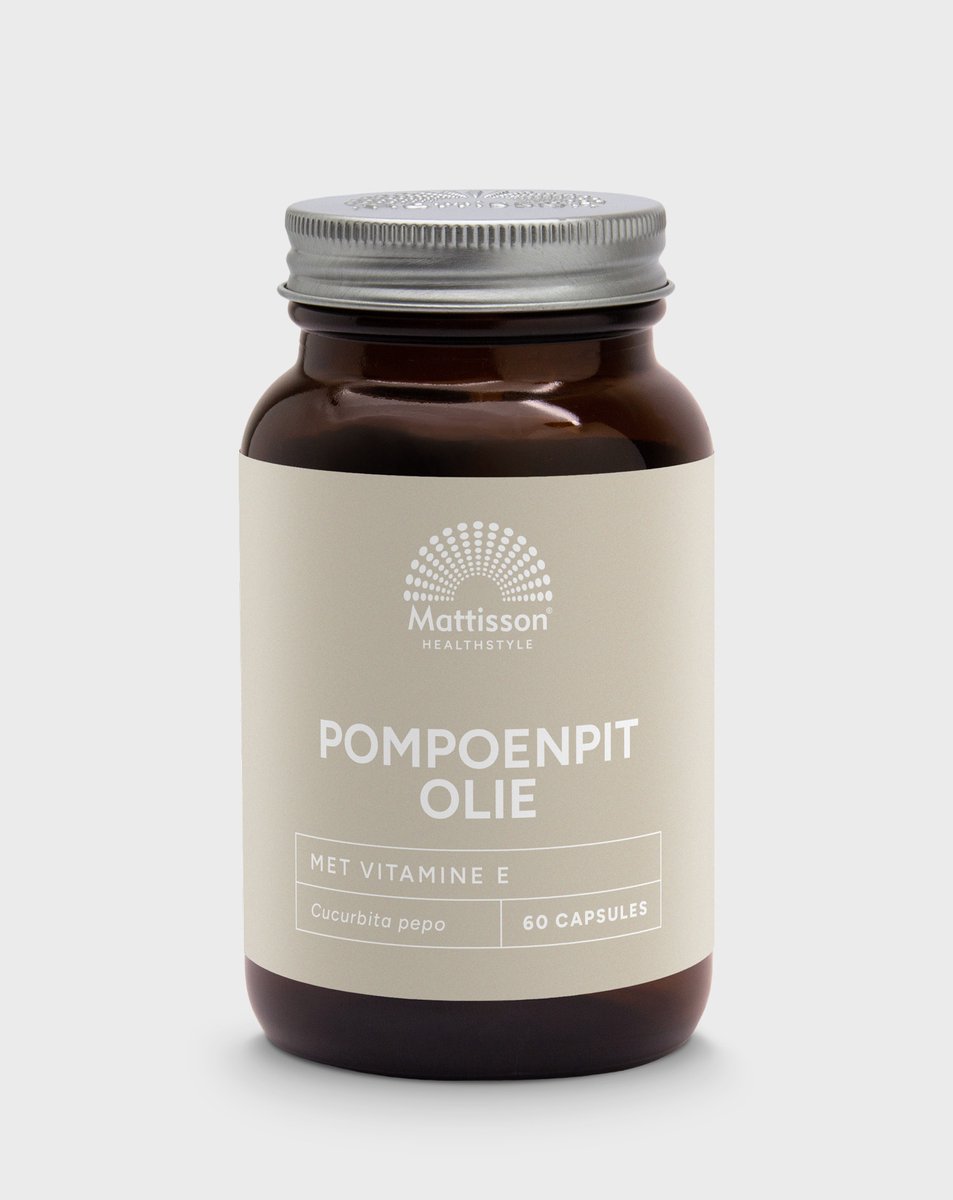 Goedkoopste Mattisson - Pompoenpitolie met vitamine E - 1000mg - 60 capsules