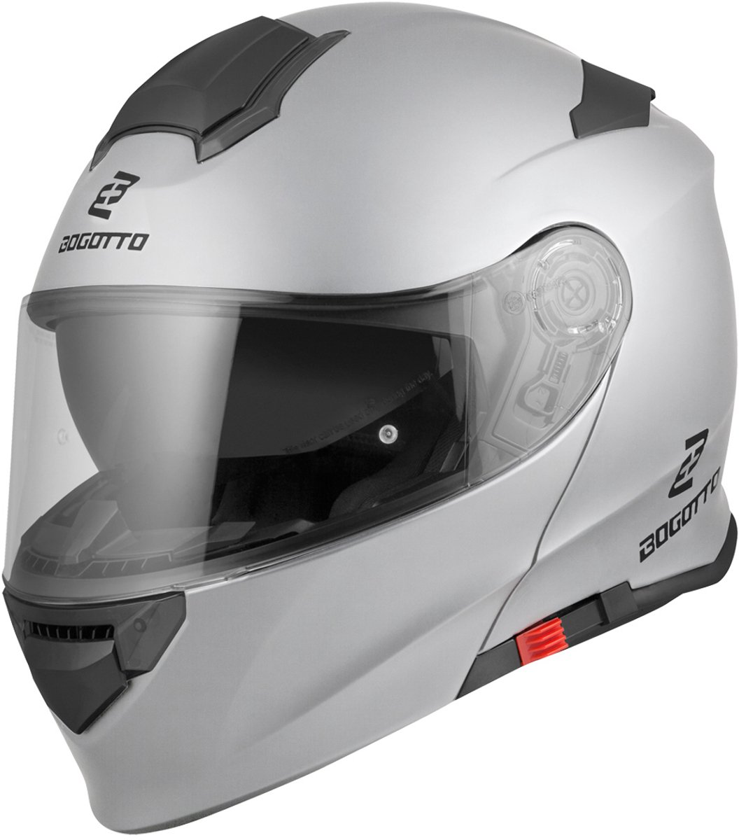 Bogotto V271 Silver Systeemhelm - Maat S - Helm
