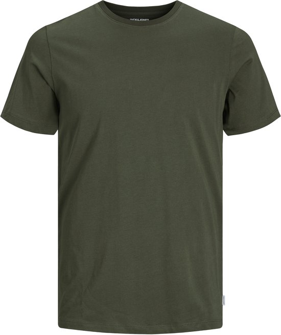 Jack & Jones T-Shirt Jjeorganic Basic Tee SS O-cou Noos 12156101 Olive Night/Slim Homme Taille - L
