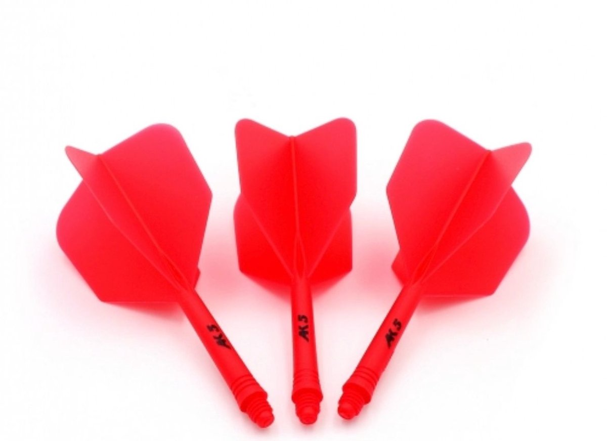 Cuesoul - Tero Flight System AK5 Rost Big Wing - Red - Dart Flights