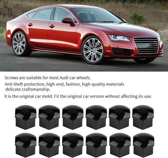 Wielmoer Velg Cover, 20 stks 17mm Moer Auto Wiel Auto Hub