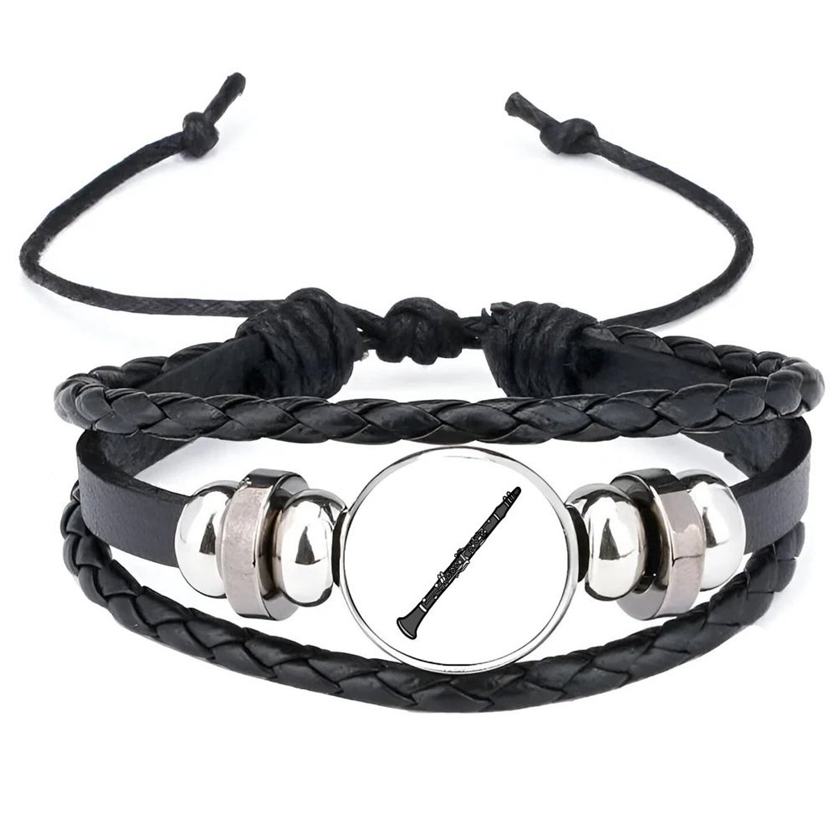 Akyol fluit armband zwart