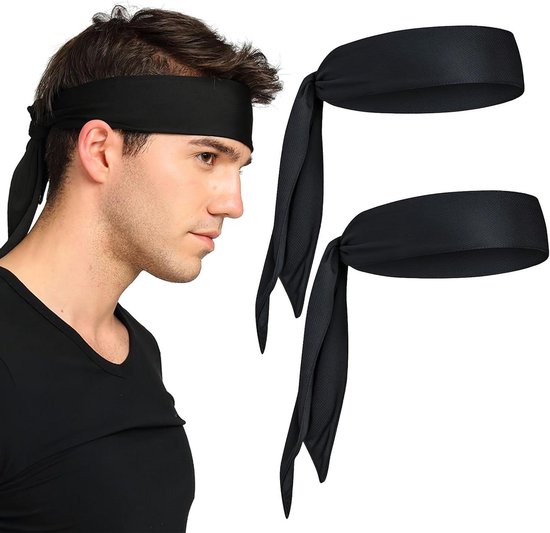 6 Pièces Bandeaux Et Bandeaux Poignets Sport – Anti-transpiration, Extensibles, Pour Hommes Et Femmes – Fitness, Running, Yoga