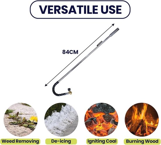 Onkruidbrander 95cm €34,95 | - Incl. 2 Gasbussen