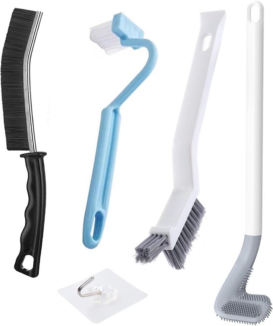 Jika Mio Style - Toiletborstel voor wandmontage, met houder, glas