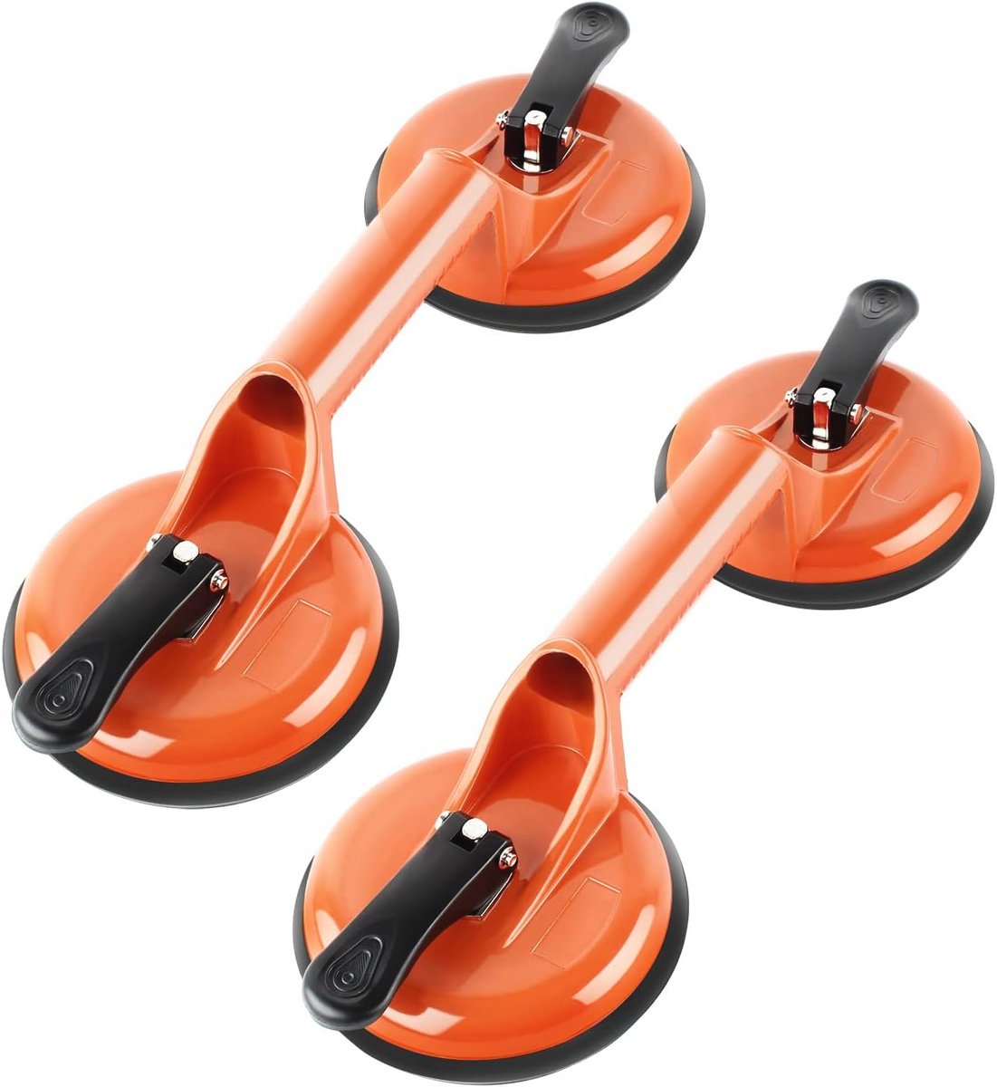Glazen zuiger set voor vacuümlifting - 105 kg draagvermogen - 118 mm