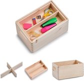 Zeller - Storage Box Set, 3 pcs, pine