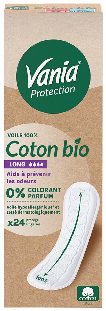 Vania Protection Coton Bio Long 24 Lingeriebeschermers