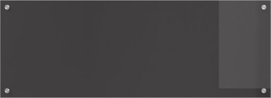 vidaXL - Cuisine - Dosseret - Gris foncé - 110 x 40 x 0,6 cm - Verre Glas