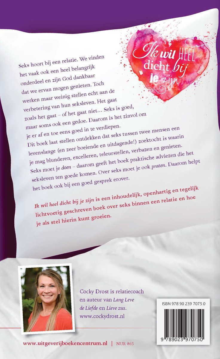Ik wil heel dicht bij je zijn - back cover
