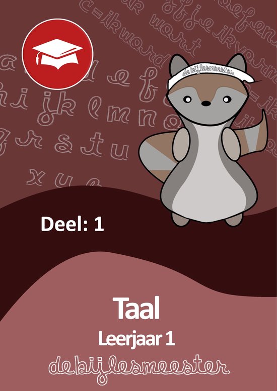 Oefenboeken De Bijlesmeester - Oefenboek Taal deel 1 leerjaa ... - cover