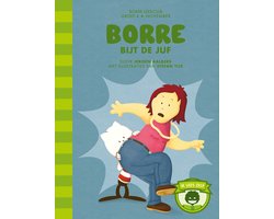 Omslag van Borre bijt de juf - Gestreepte Boekjes