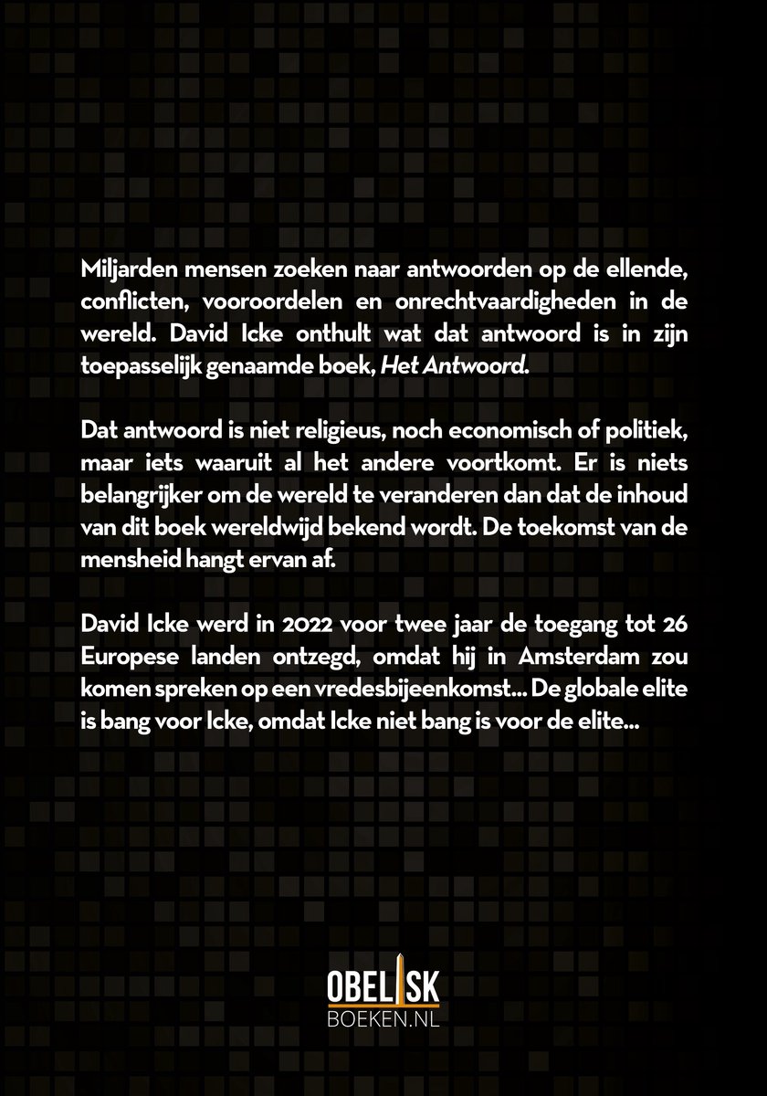 Het Antwoord - back cover