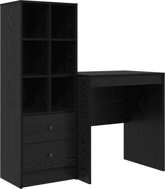 Bureau met plank met opslag Sonoma eiken 122 x 67 x 145 cm – Luxury Brands Only