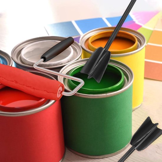 Bâtonnets mélangeurs pour résine époxy - Set de 7 - Agitateur à peinture - Palettes de mélange réutilisables - Mélangeur de couleurs pour Peinture époxy - Glaçage céramique - Utile pour perceuse 1/4