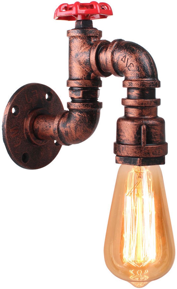 Wandlamp Industrieel E27 Wandlampen Binnenwandlamp voor Slaapkamer Woonkamer Garage Roest