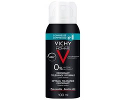 Vichy Homme Deodorant 48u Optimale Tolerantie - Spray 100ml