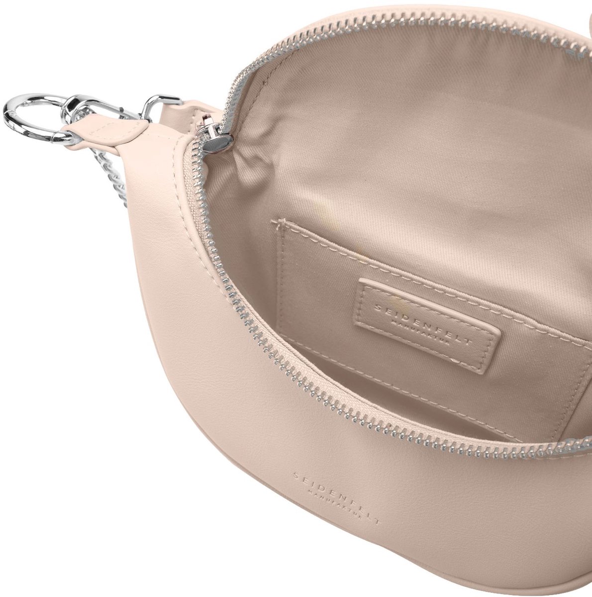 SEIDENFELT MANUFAKTUR Sac à épaule bandoulière gris foncé pour femme