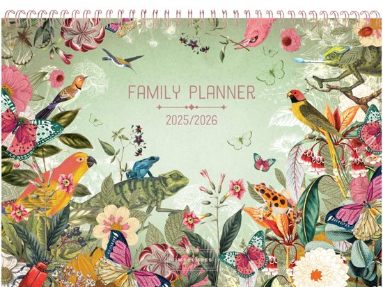 Pimpelmees family planner 18 months 2025 - 2026 Terra Botanica - Apple