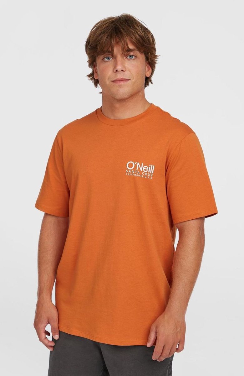 O´neill Original Cali Logo T-shirt Met Korte Mouwen XL Man Cinnamon Stick