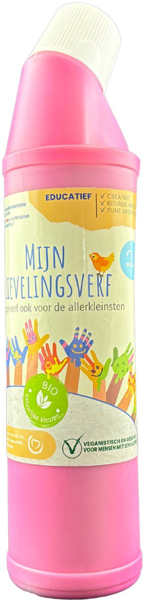 Mijn Lievelingsverf, Vingerverf Roze 900 g