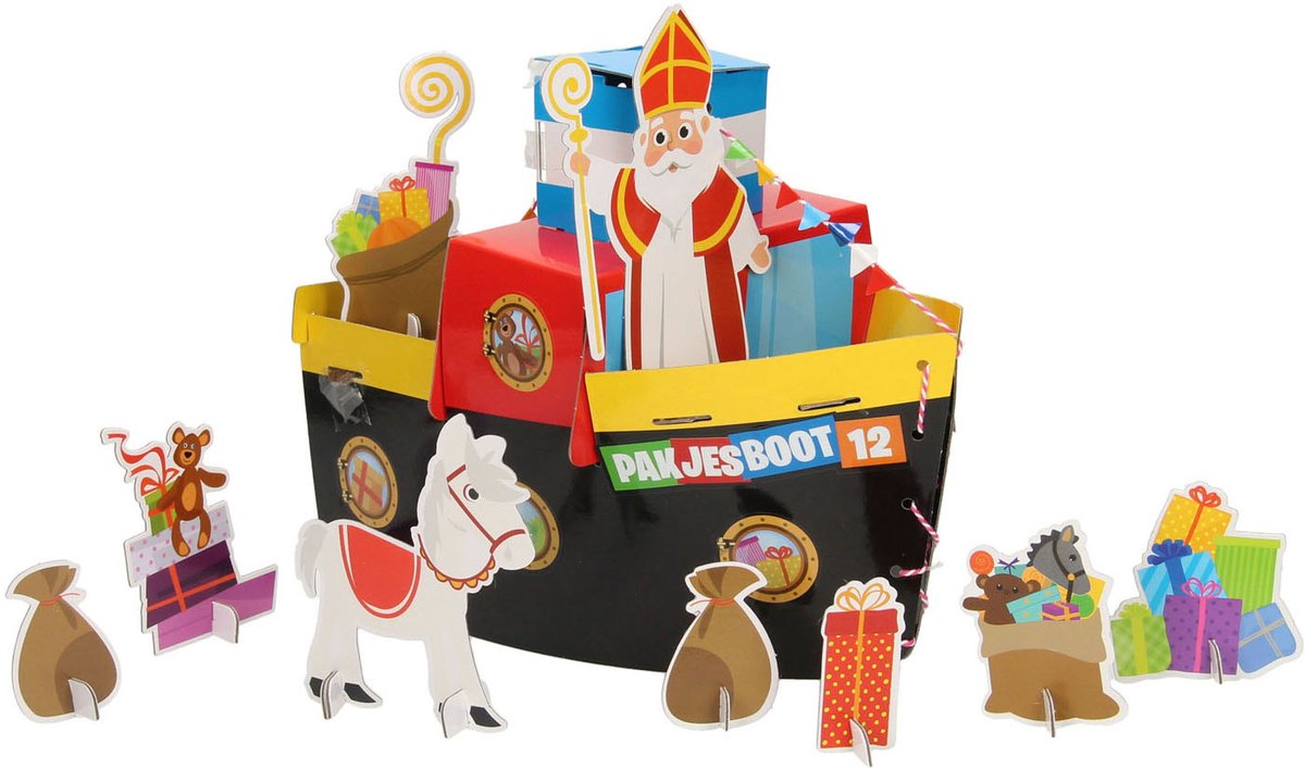 Sinterklaas Knutselset - Maak je eigen Stoomboot