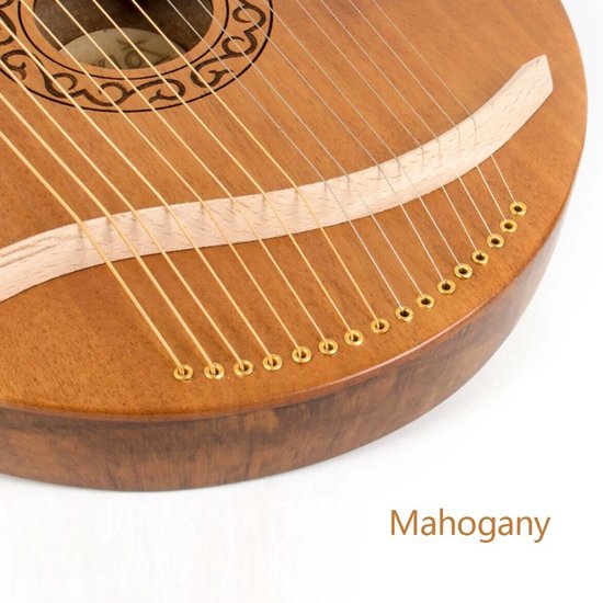 19 snaren houten sparren lier harp snaarinstrument kopen vanaf een prijs van 30