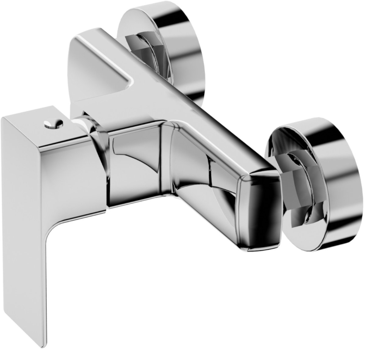 LAVITA® Douchemengkraan AQUILA - Chroom - Keramische Cartouche, ééngreeps, Waterbesparend